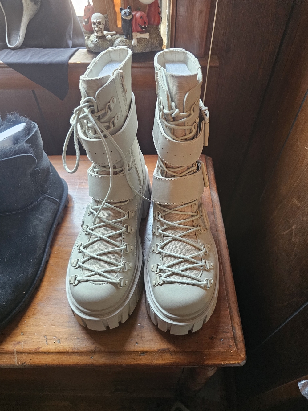 Dollskill x Club Exx Tan Traitor Boots